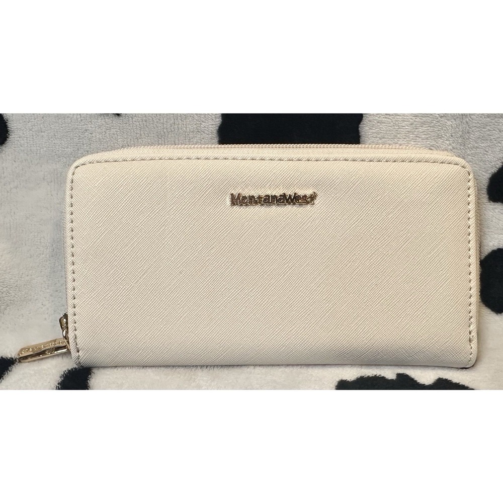 Montana West Women's‎ Zip Around Faux Leather Wallet